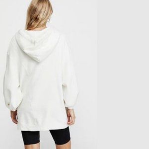 NWT New Free People Cream white hoodie pullover